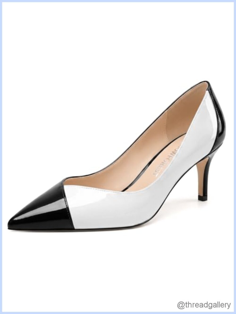 Womens Pointed Toe Stiletto Heels Patent Leather Slip On Pumps